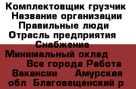 Комплектовщик-грузчик › Название организации ­ Правильные люди › Отрасль предприятия ­ Снабжение › Минимальный оклад ­ 25 000 - Все города Работа » Вакансии   . Амурская обл.,Благовещенский р-н